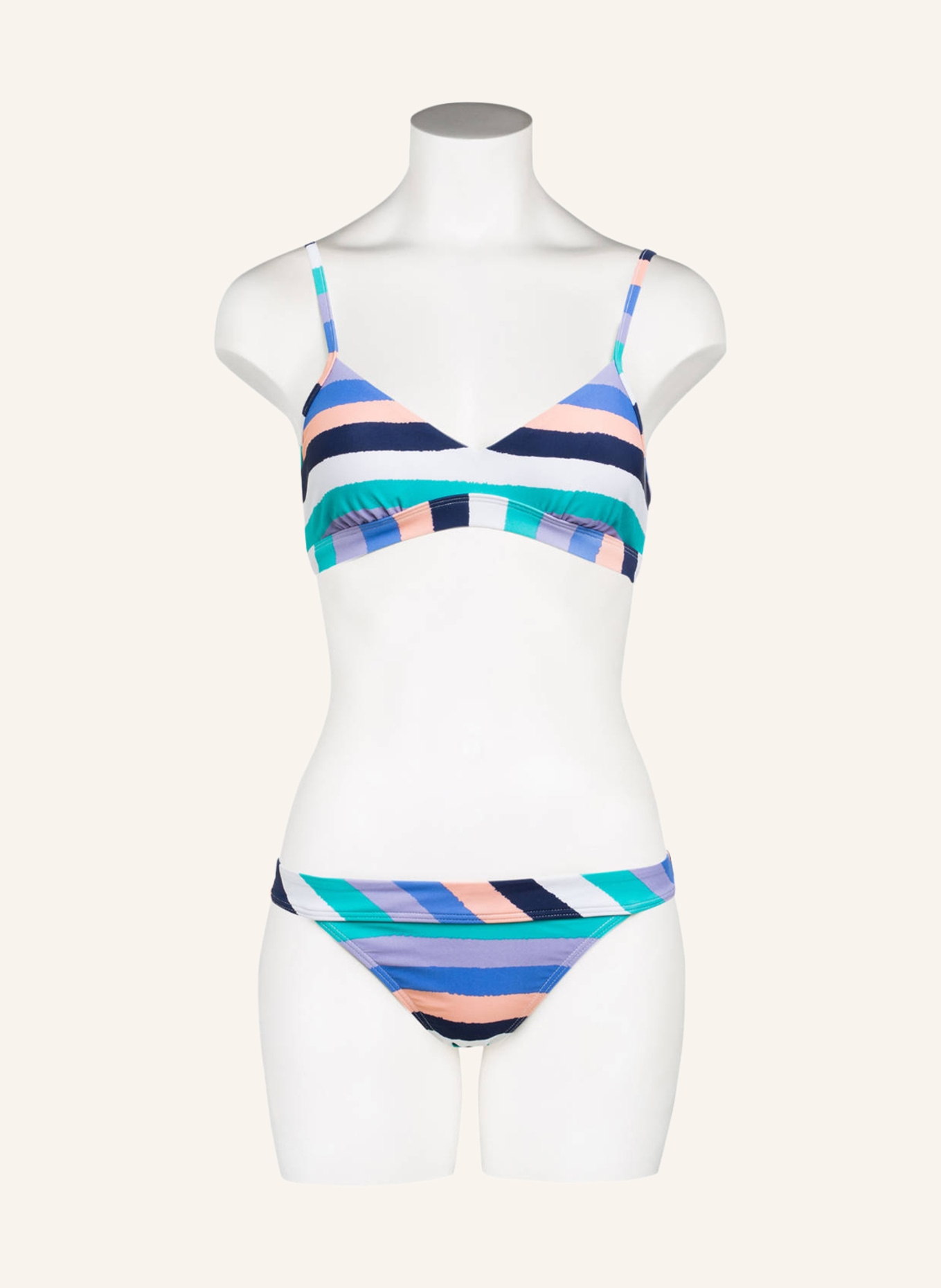 Hot Stuff Basic-Bikini-Hose, Farbe: BLAU/ FLIEDER/ APRICOT (Bild 2)