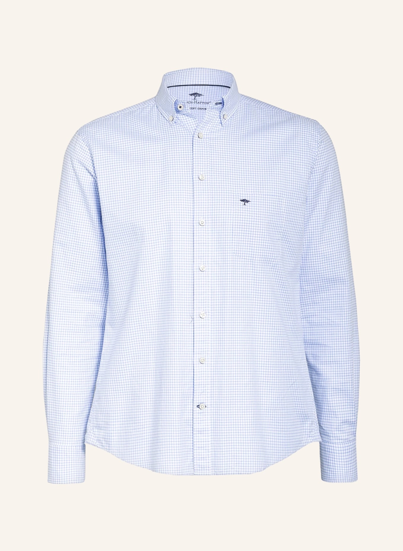 FYNCH-HATTON Hemd Casual Fit, Farbe: WEISS/ BLAU (Bild 1)