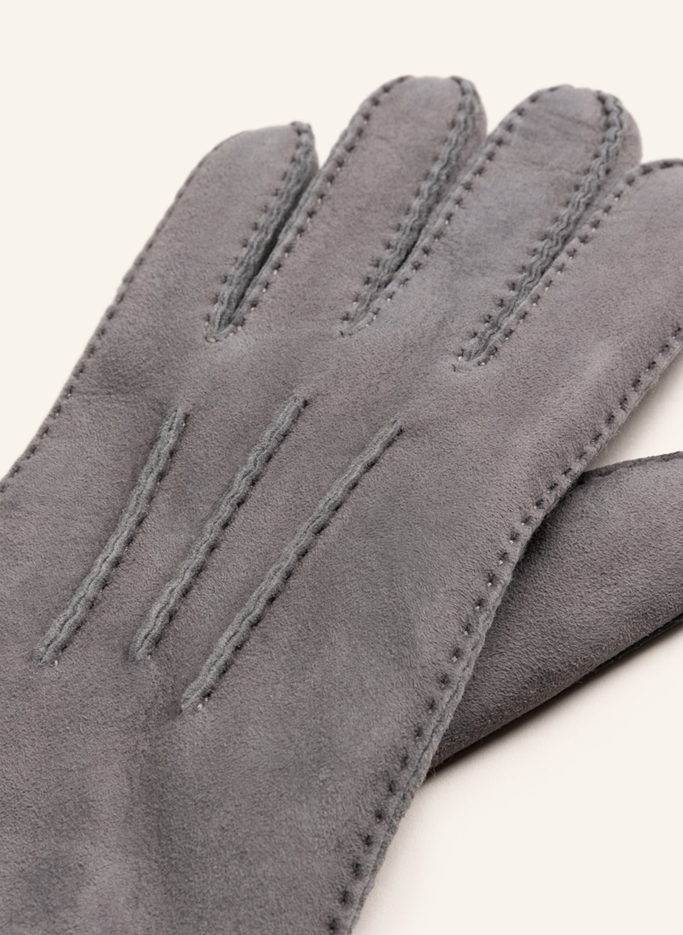 UGG Leather gloves, Color: GRAY (Image 2)
