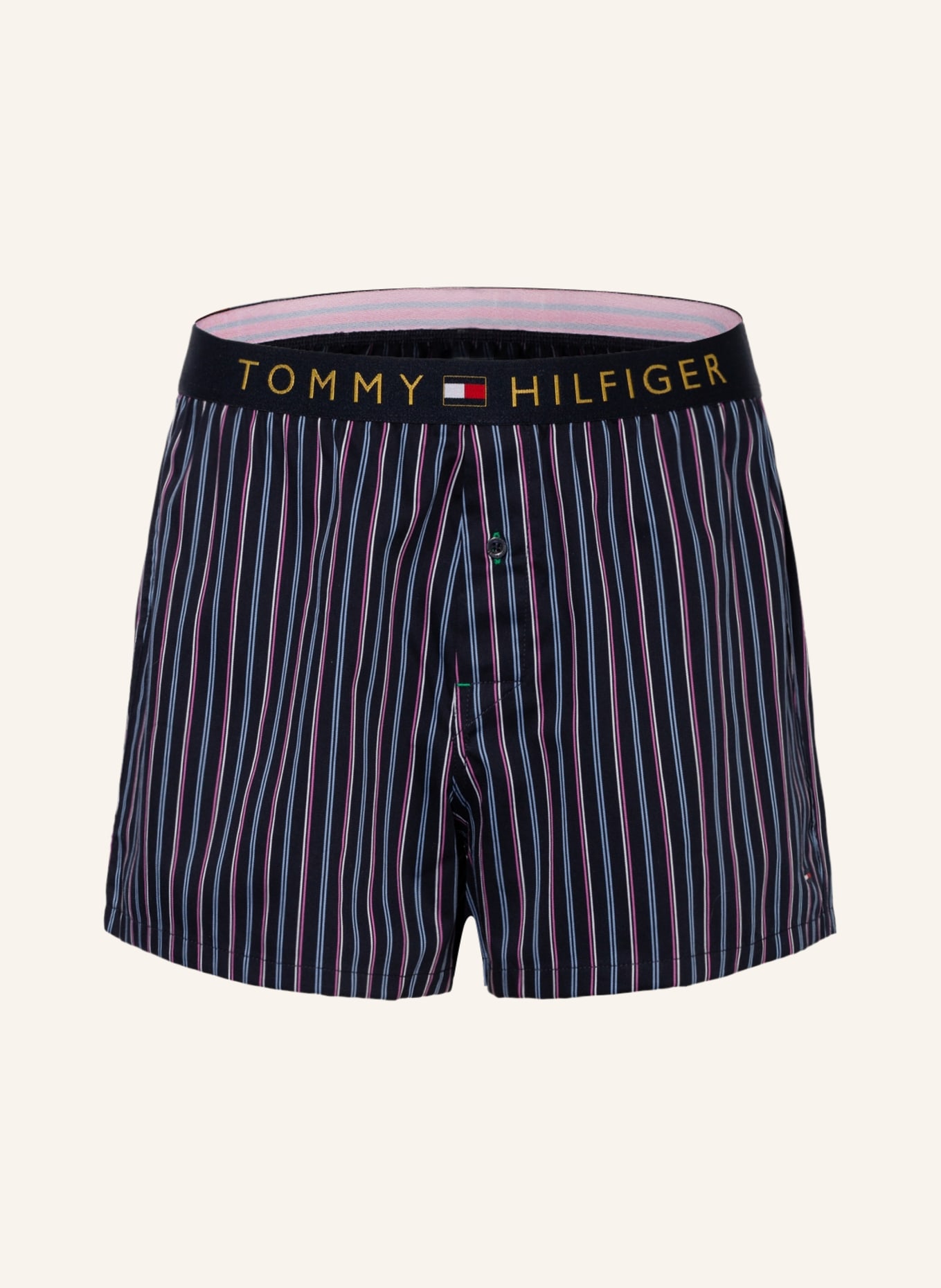 TOMMY HILFIGER Web-Boxershorts, Farbe: DUNKELBLAU (Bild 1)