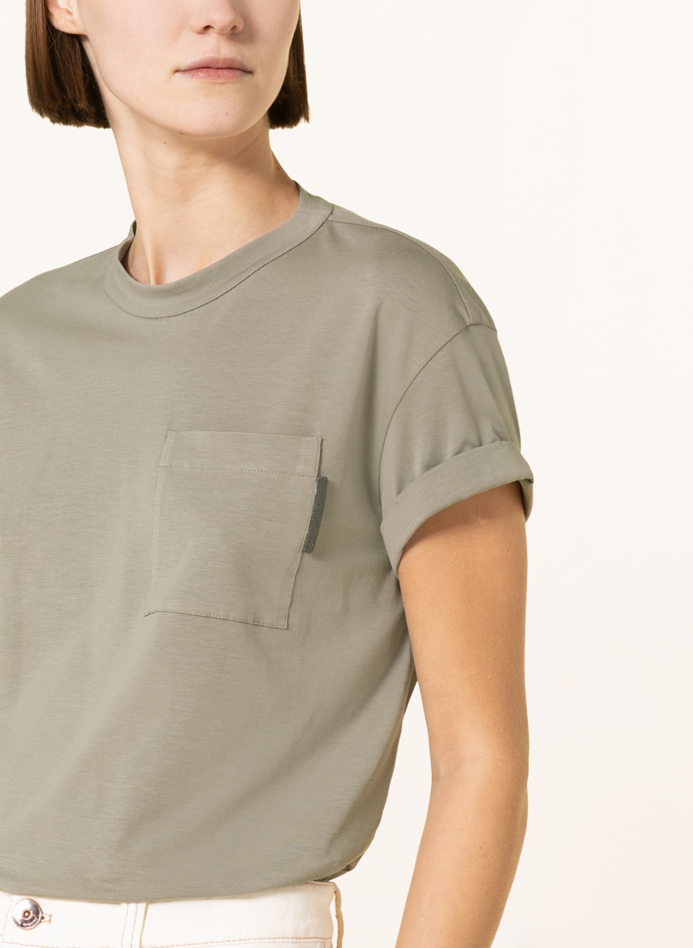 BRUNELLO CUCINELLI T-Shirt , Farbe: GRAU (Bild 4)