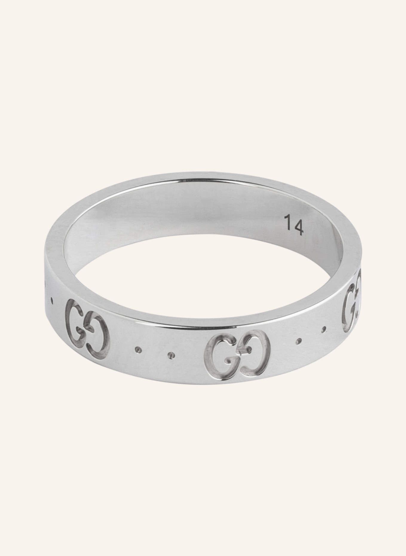 GUCCI Ring ICON in 18 carat white gold, Color: SILVER (Image 1)