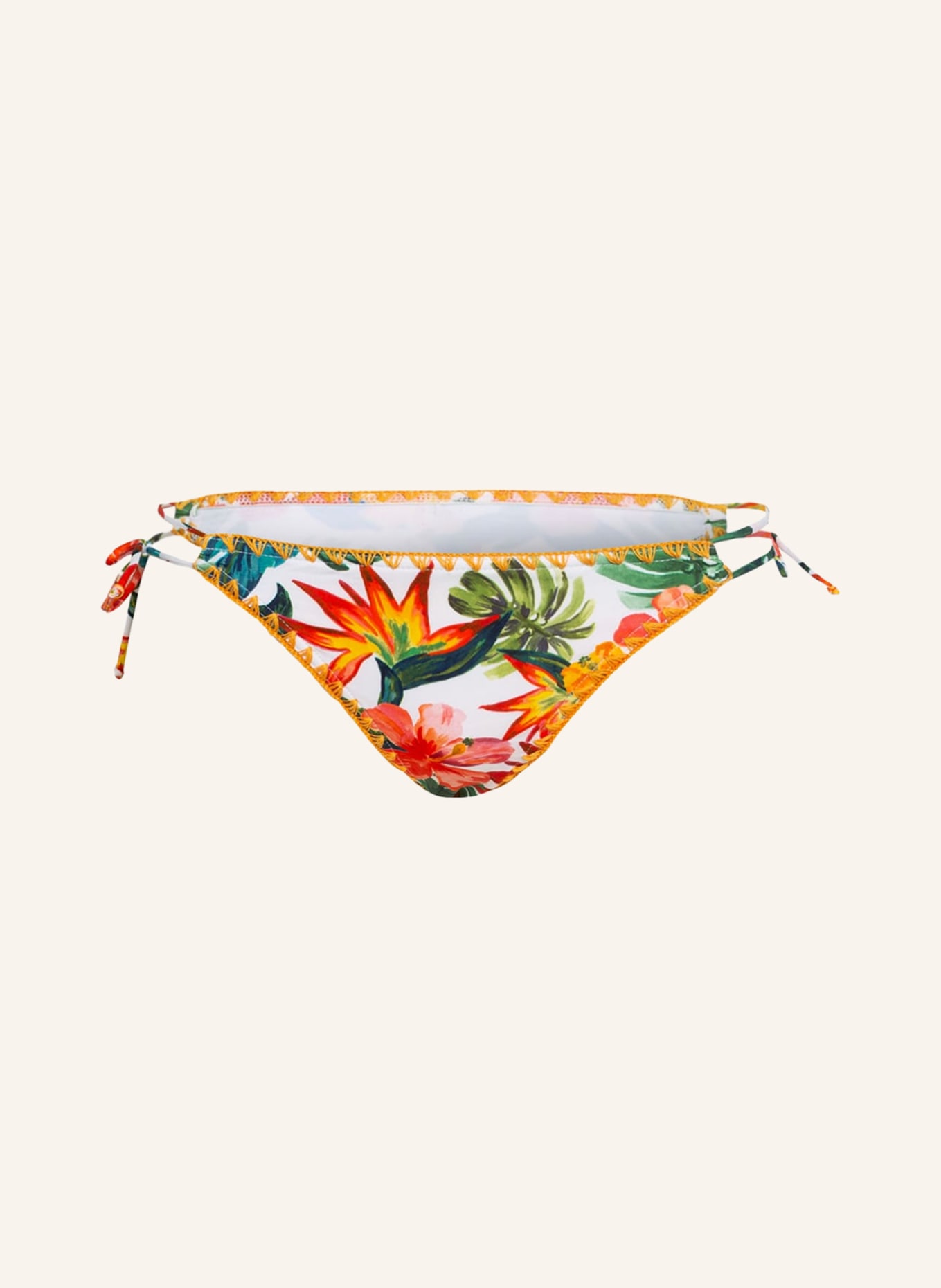 BANANA MOON Bikini-Hose KAAWA AVORA, Farbe: WEISS/ GRÜN/ ROT (Bild 1)
