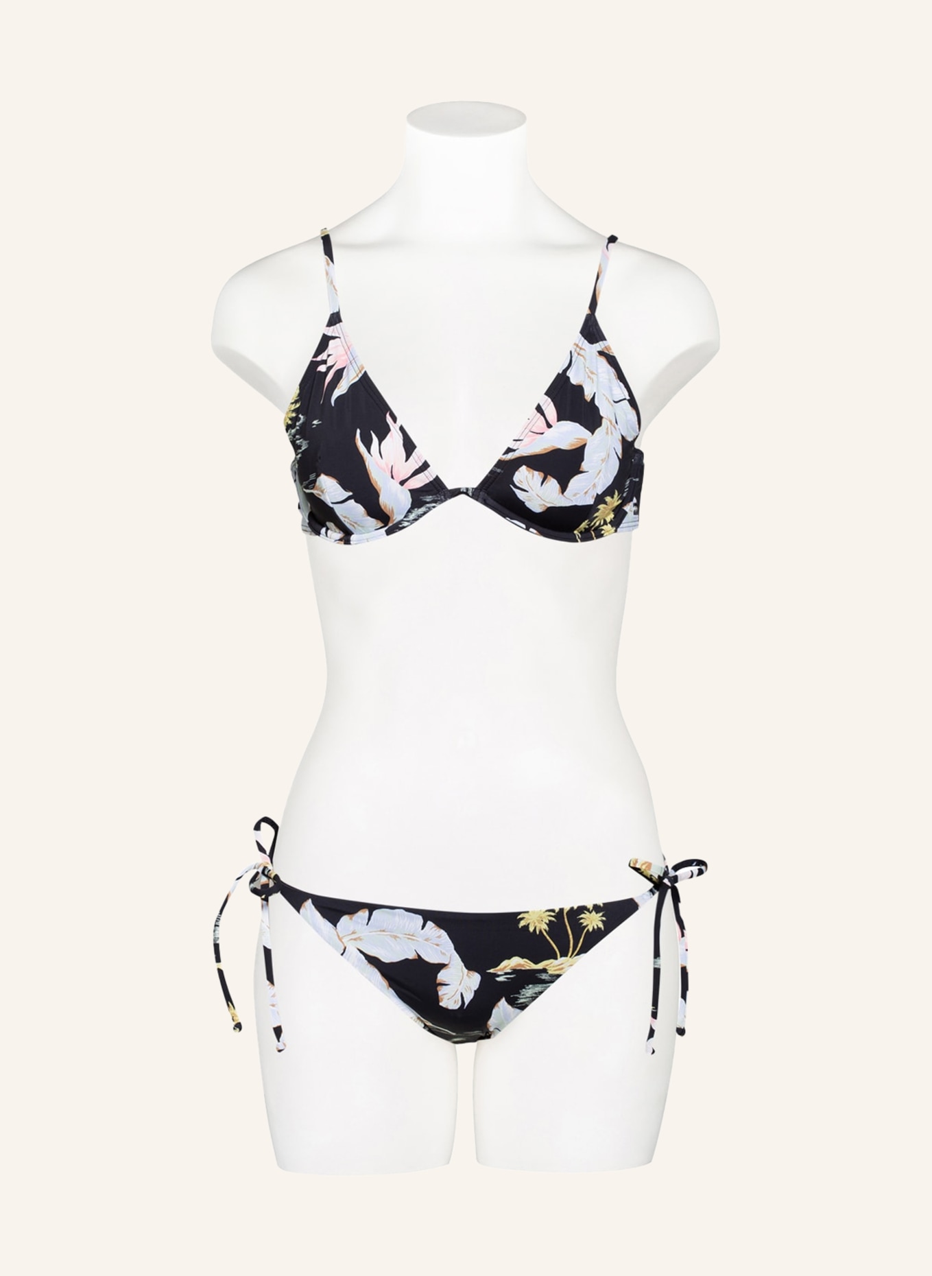 BILLABONG Triangel-Bikini-Top BEYOND THE PALMS, Farbe: SCHWARZ/ HELLBLAU (Bild 2)