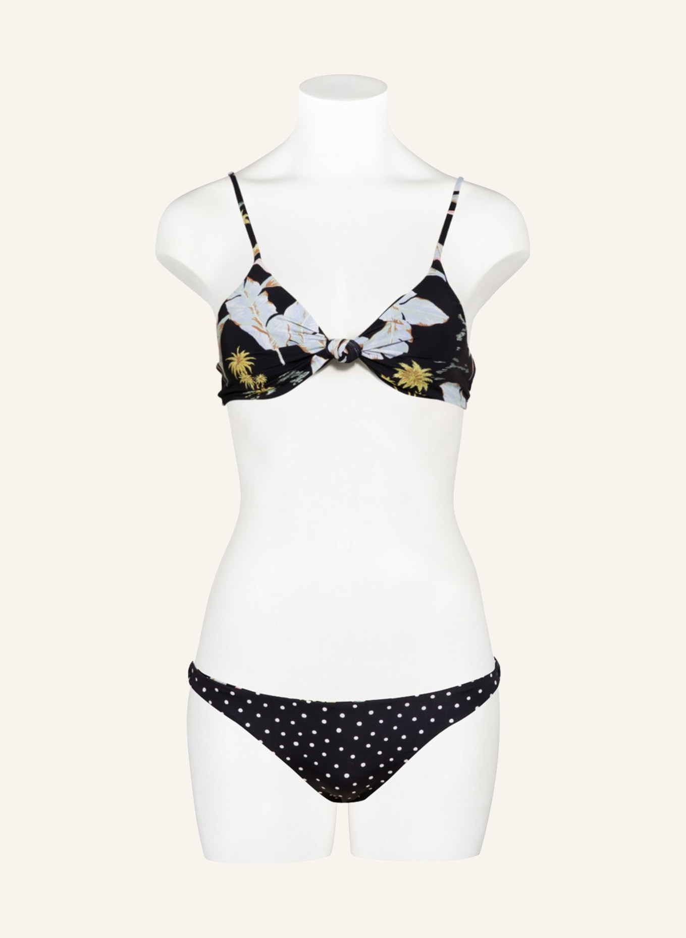BILLABONG Reversible bikini bottoms BEYOND THE PALMS , Color: BLACK/ LIGHT BLUE/ YELLOW (Image 3)