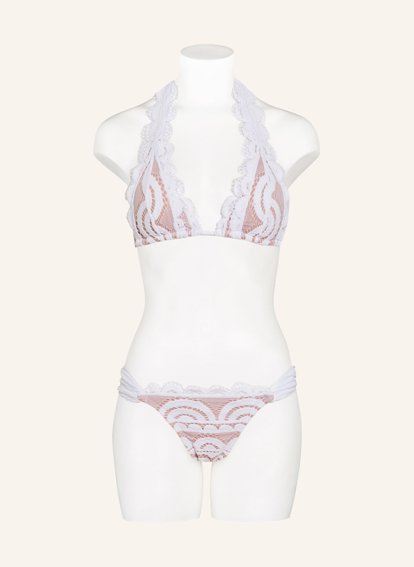 PILYQ Basic-Bikini-Hose WATERLILY, Farbe: WEISS (Bild 2)