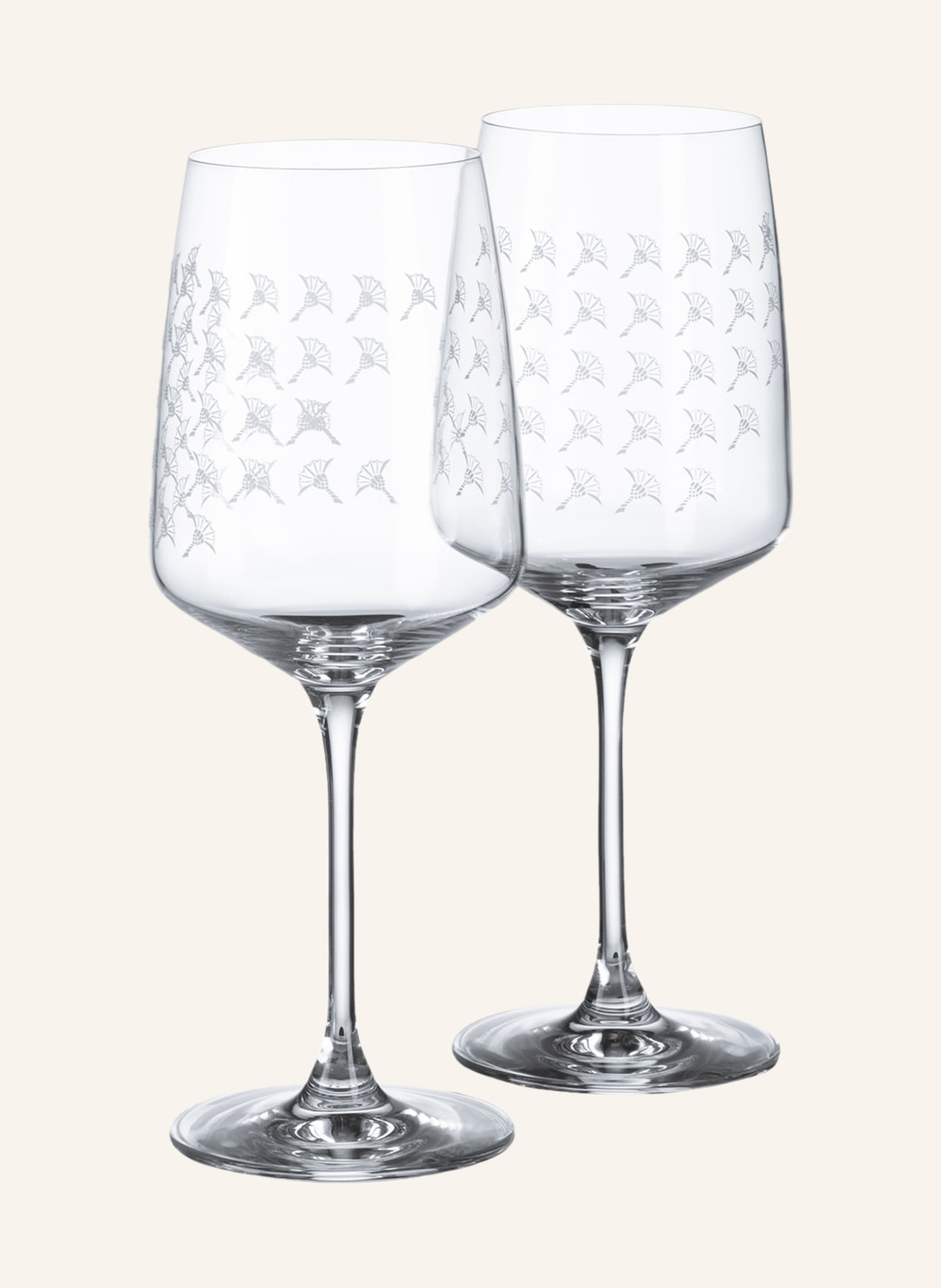 JOOP! Set of 2 digestif glasses FADED CORNFLOWER, Color: WHITE (Image 1)