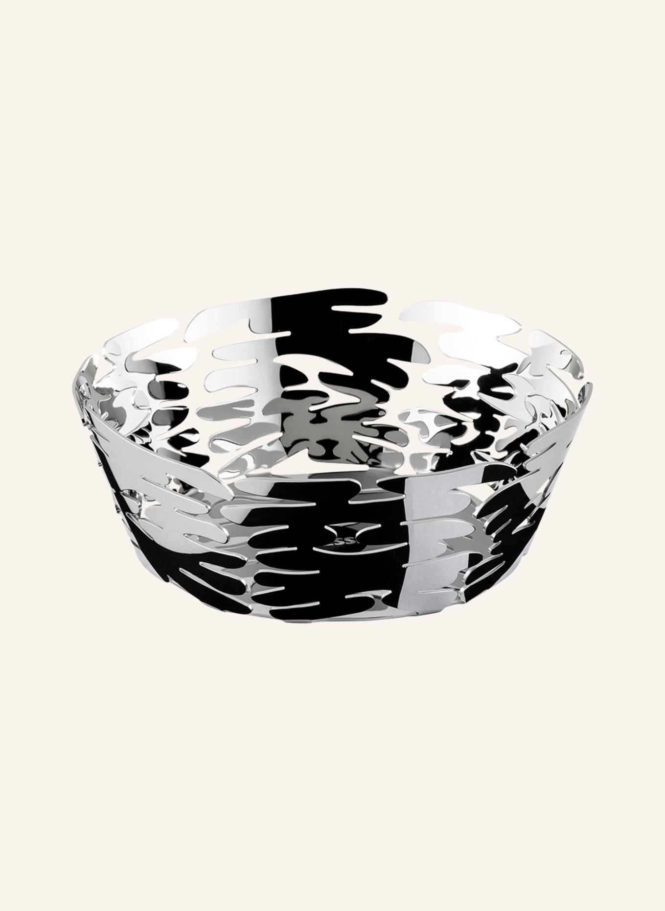 ALESSI Schale BARKET: SILBER