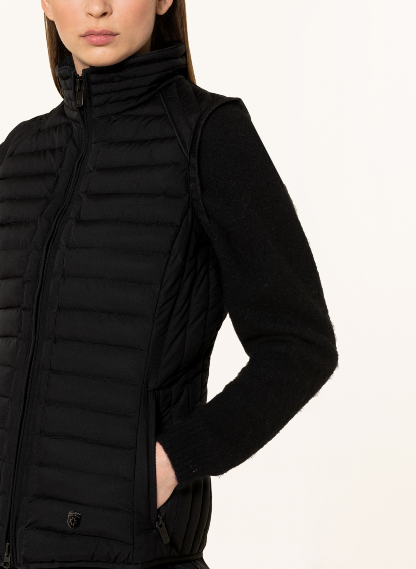WELLENSTEYN Quilted vest MOL LADY with DUPONT™ SORONA® insulation, Color: BLACK (Image 4)