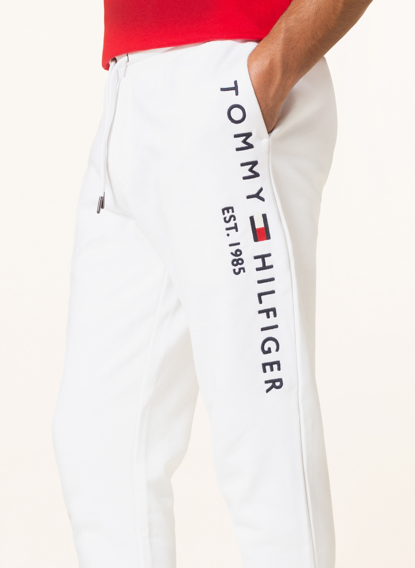 TOMMY HILFIGER Sweatpants, Color: WHITE (Image 5)