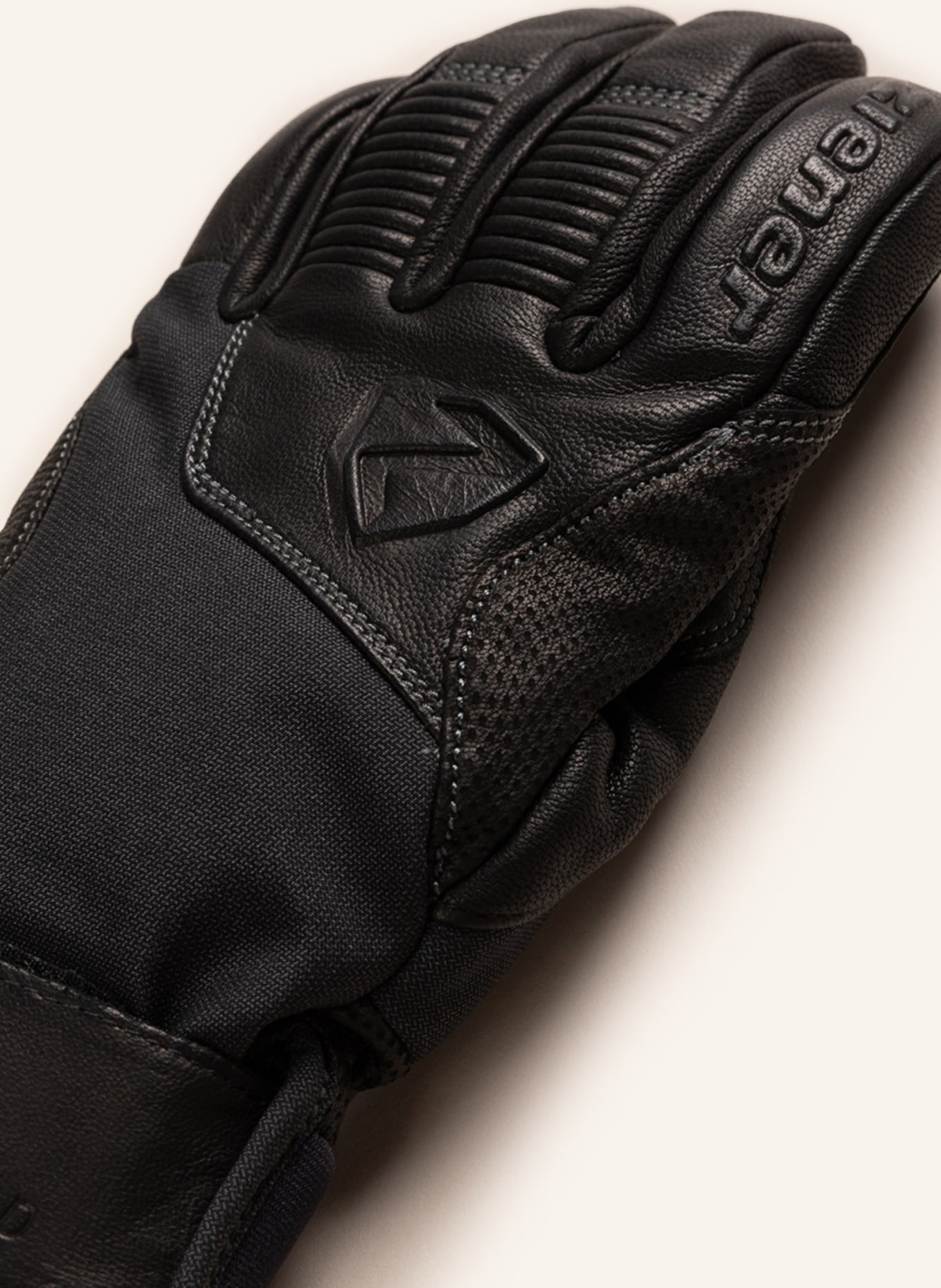 ziener Ski gloves in black/ GANZENBERG gray dark