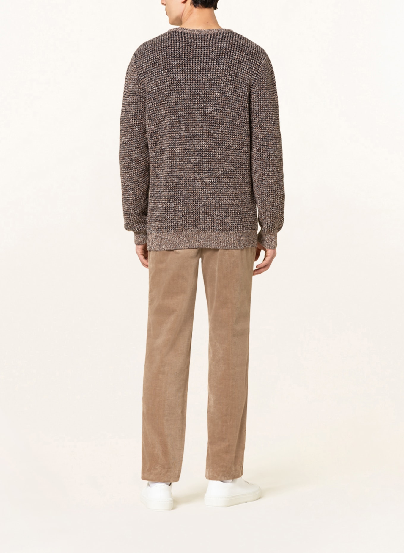 RAGMAN Sweater, Color: BEIGE/ BLACK/ TAUPE (Image 3)