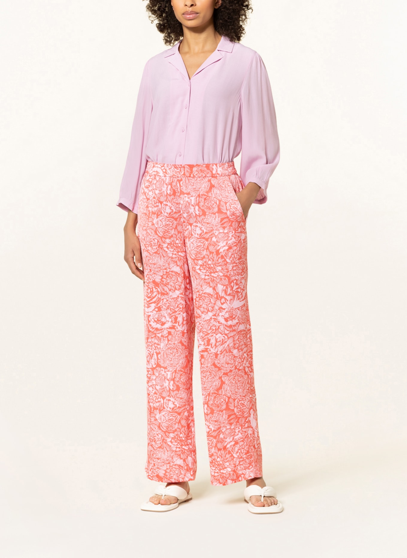 MSCH COPENHAGEN Blouse GALLIENA with 3/4 sleeves, Color: PINK (Image 2)