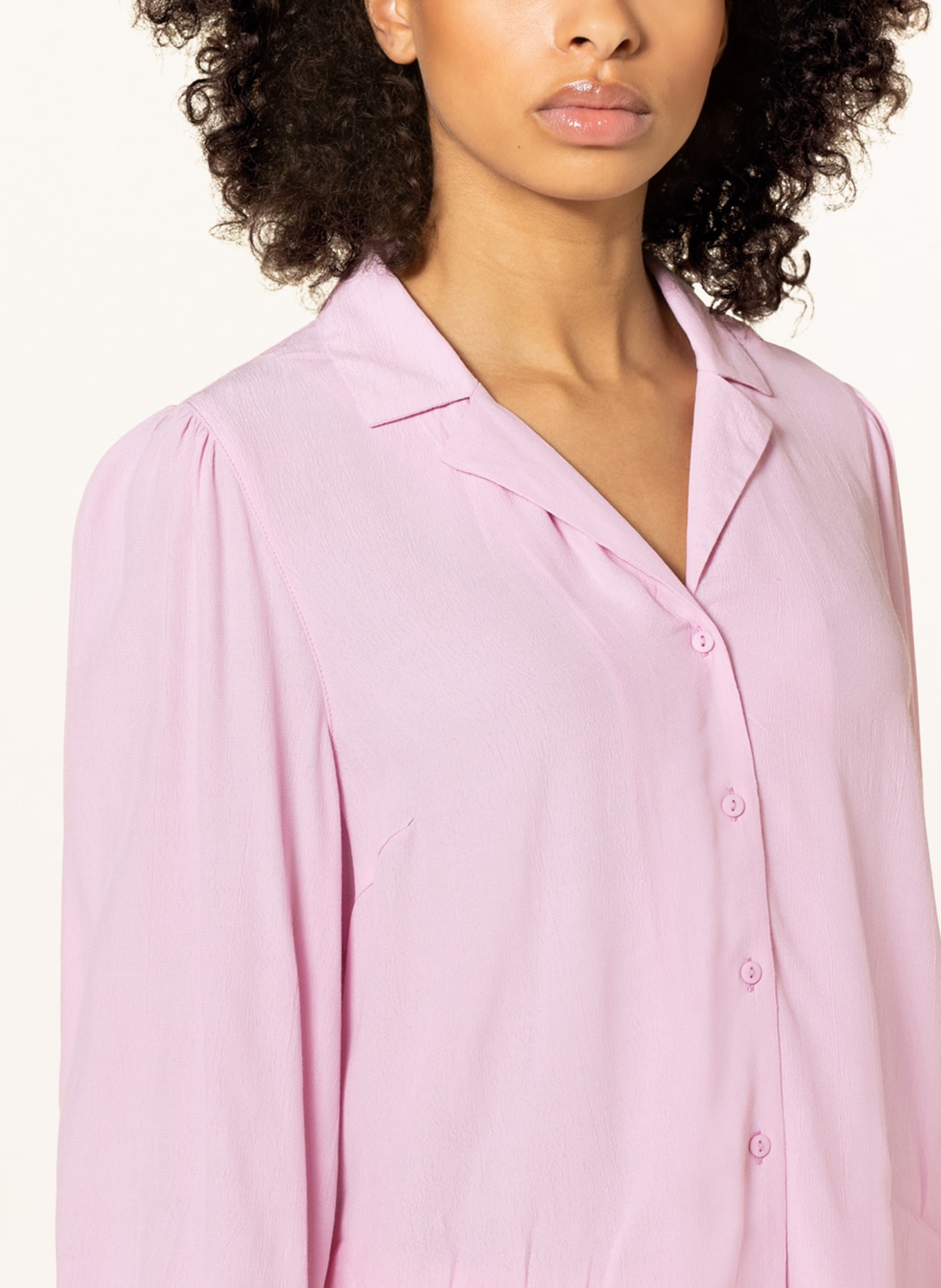 MSCH COPENHAGEN Blouse GALLIENA with 3/4 sleeves, Color: PINK (Image 4)