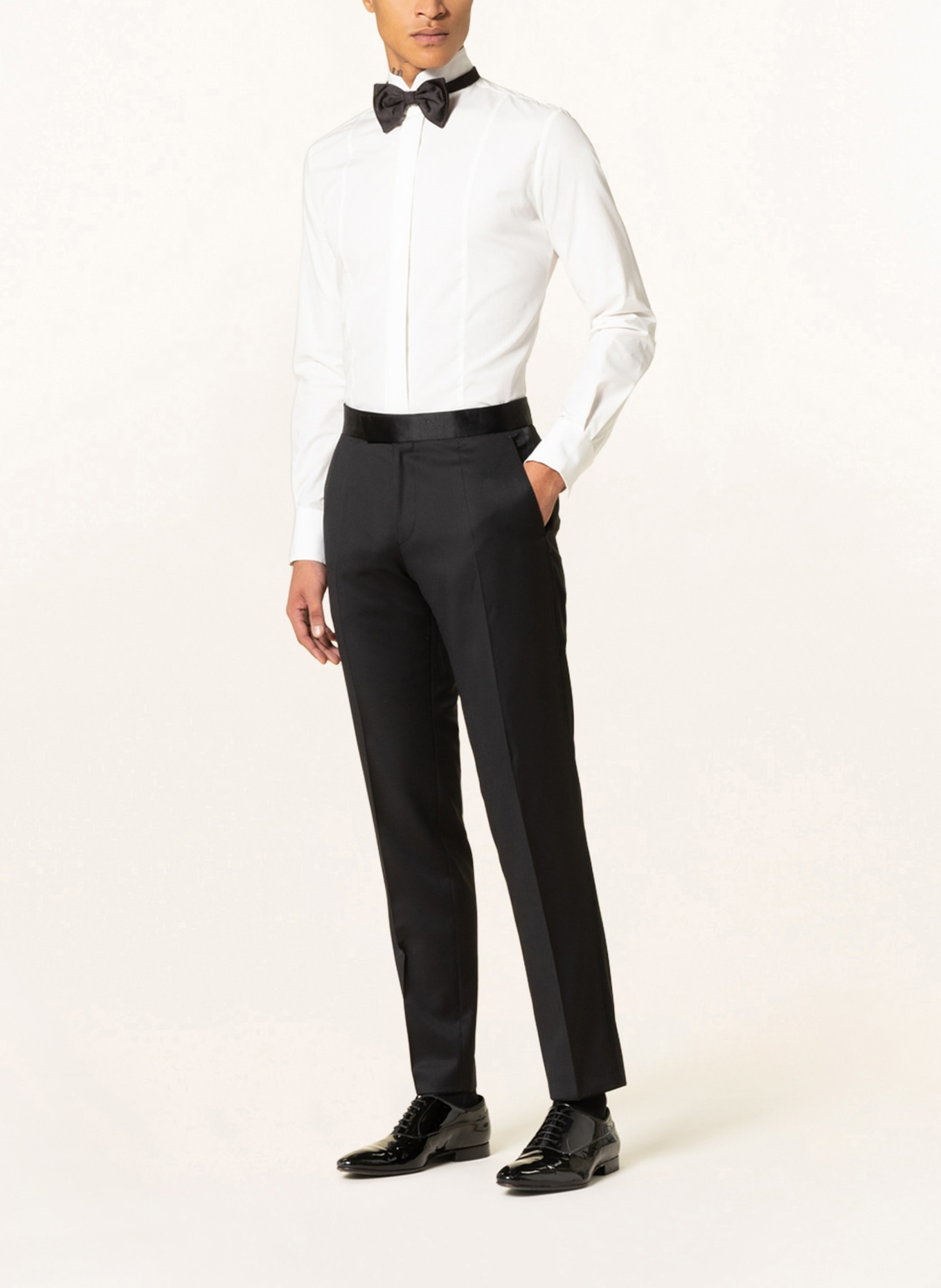 BOSS Tuxedo pants GENIUS TUX slim fit , Color: BLACK (Image 3)