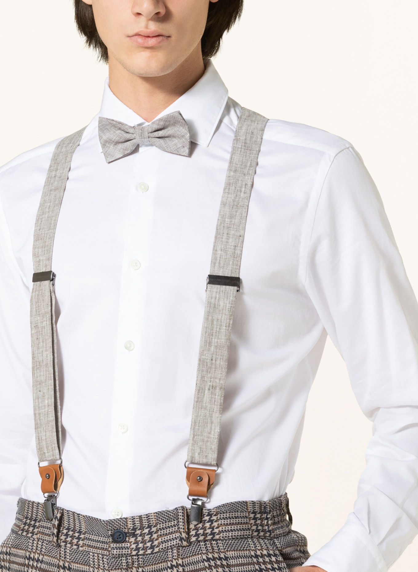 Prince BOWTIE Set: Suspenders and bow tie, Color: MINT (Image 5)