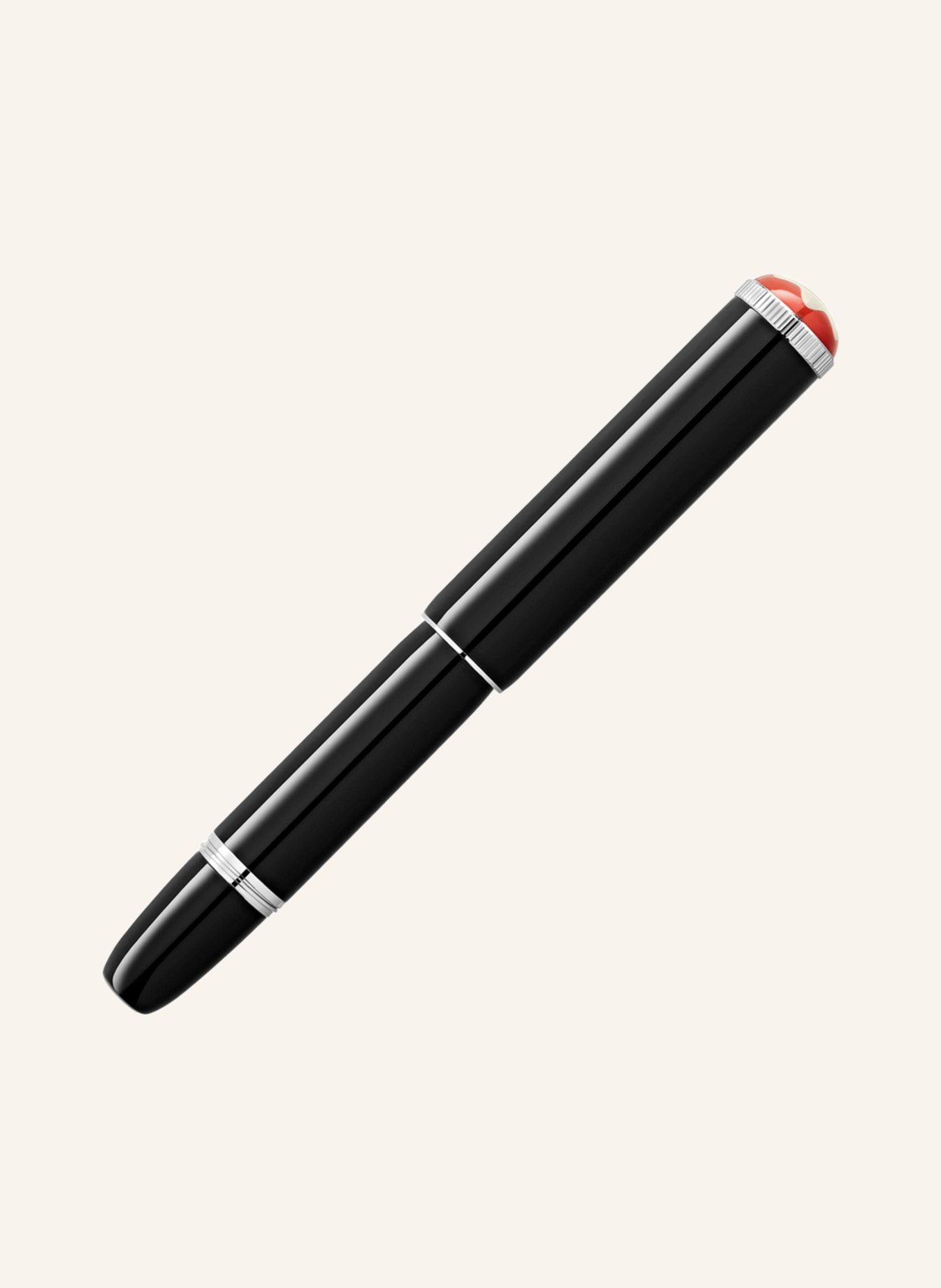 MONTBLANC Rollerball pen HERITAGE ROUGE ET NOIR BABY, Color: BLACK/ SILVER (Image 1)