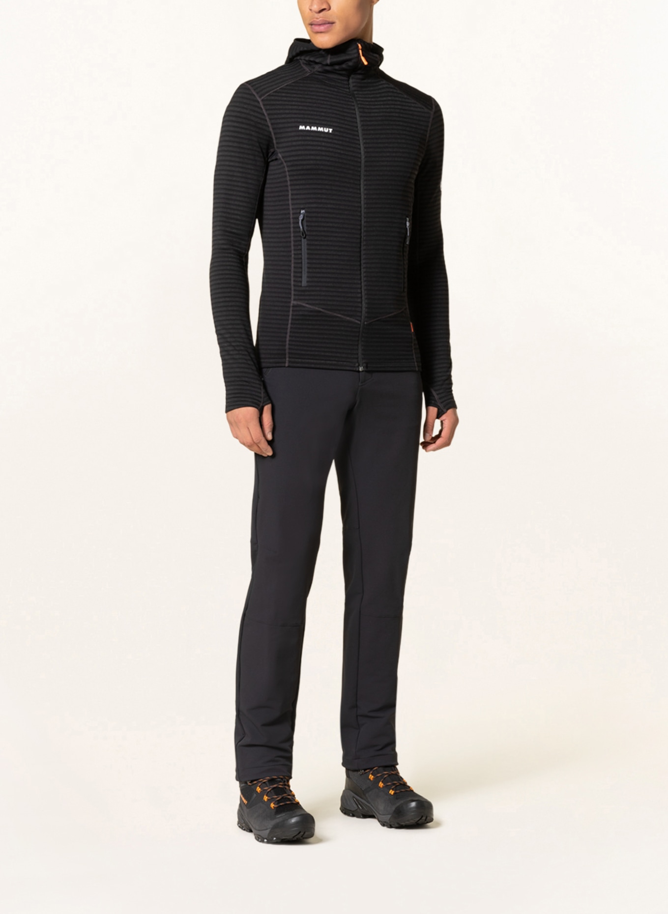 MAMMUT Midlayer-Jacke TAISS LIGHT, Farbe: DUNKELGRAU (Bild 2)