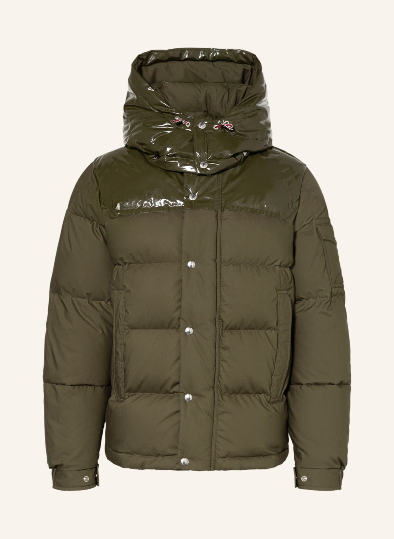 MONCLER Down jacket CHARDON in mixed materials with detachable