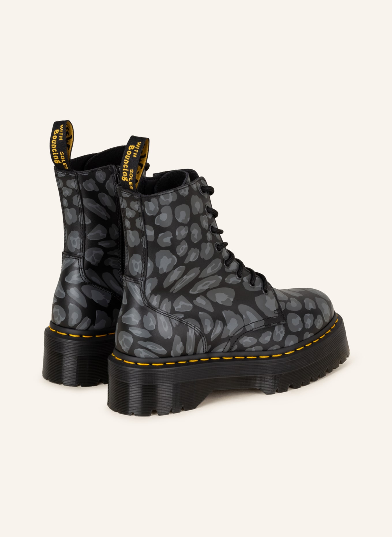Dr. Martens Lace-up boots JADON, Color: BLACK/ GRAY (Image 2)