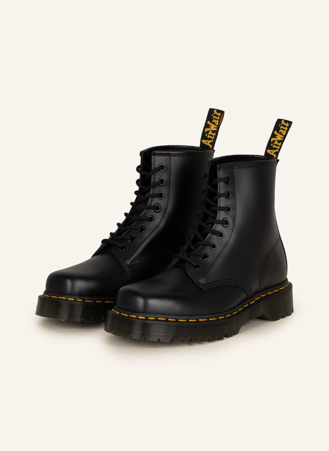 Dr. Martens Lace-up Boots 1460 BEX SQUARED, Color: BLACK (Image 1)