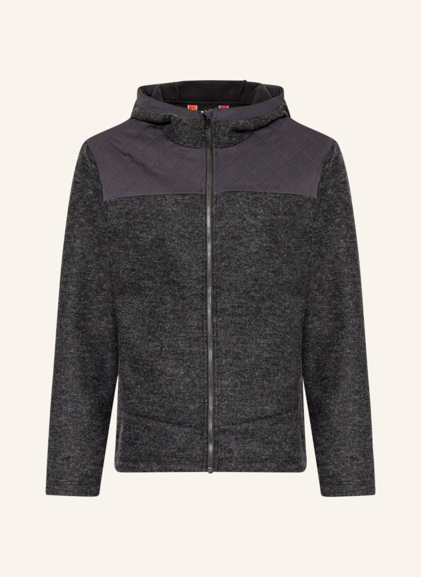 VAUDE Outdoor jacket TINSHAN with merino wool, Color: DARK GRAY (Image 1)