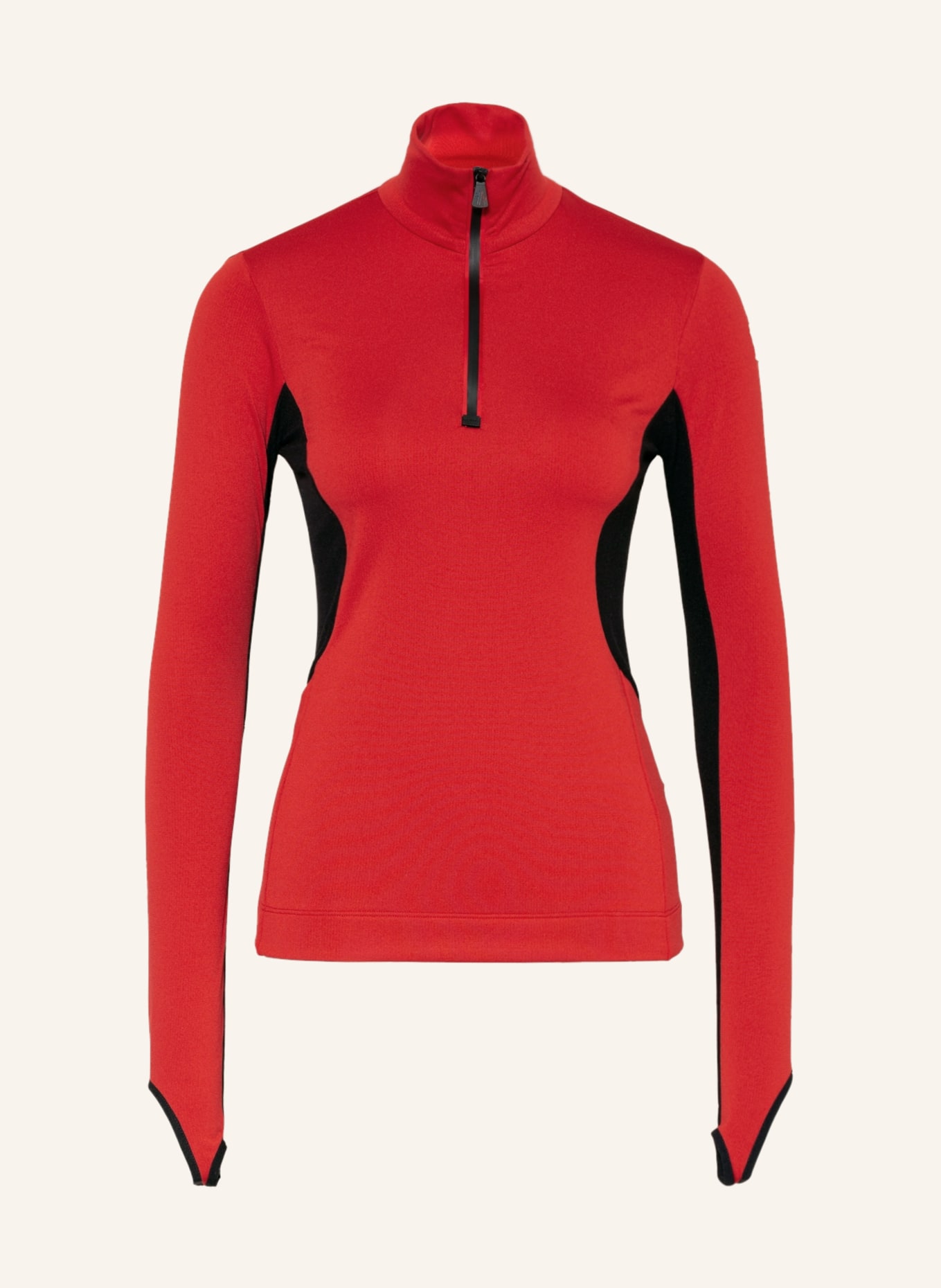 MONCLER GRENOBLE Undershirt, Color: RED/ BLACK (Image 1)
