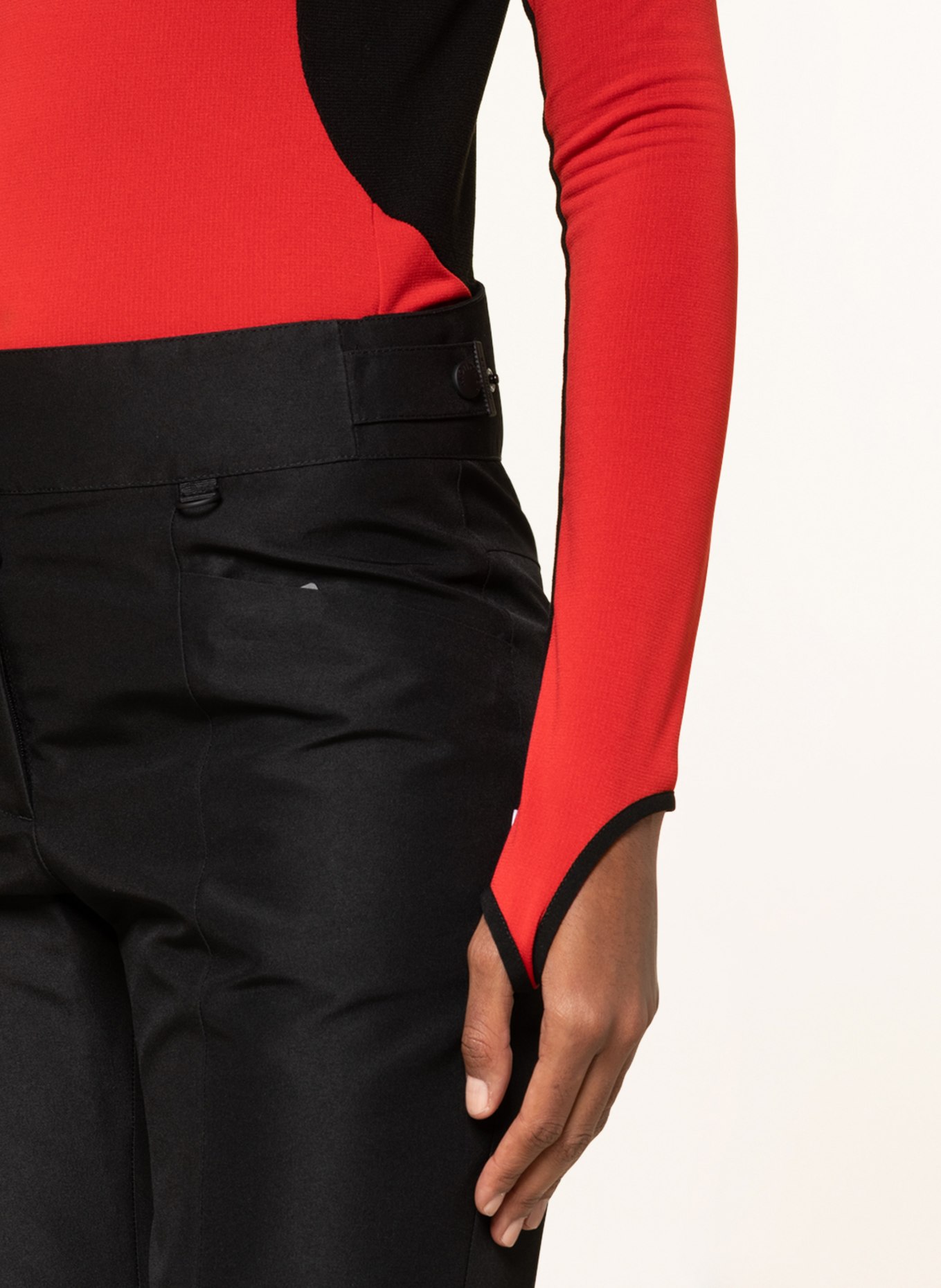 MONCLER GRENOBLE Undershirt, Color: RED/ BLACK (Image 5)