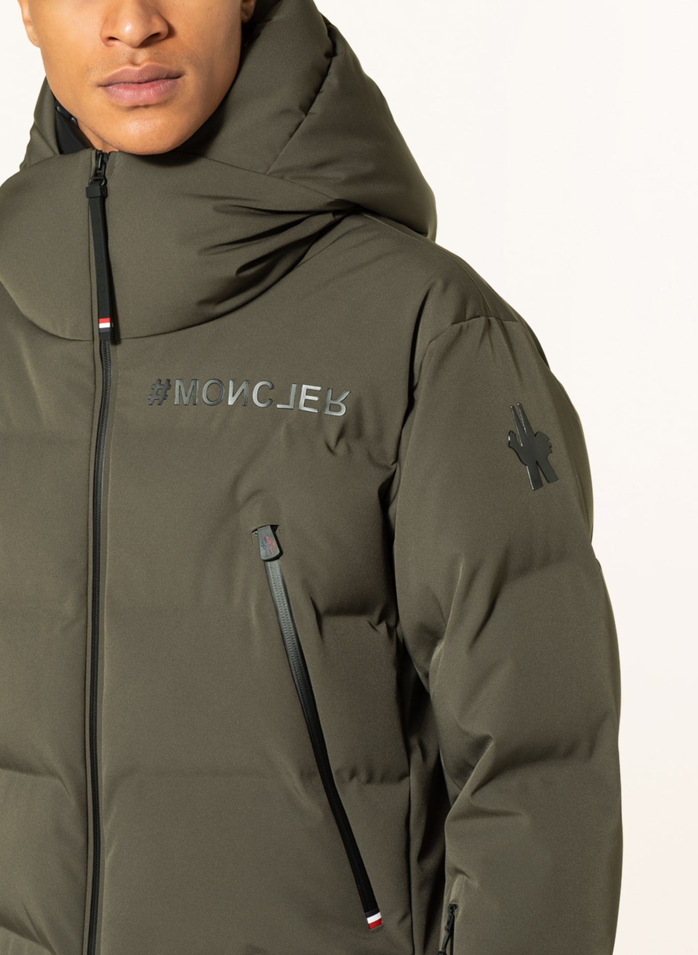 MONCLER GRENOBLE Down ski jacket FELLBERG, Color: OLIVE (Image 5)