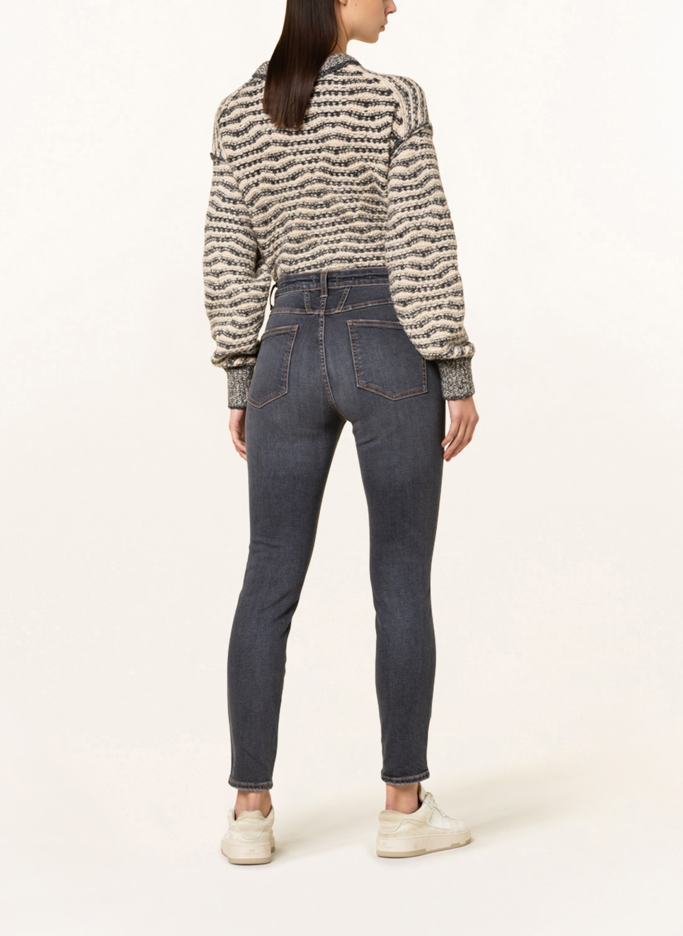 CLOSED Skinny jeans SKINNY PUSHER, Color: DGY DARK GREY (Image 3)