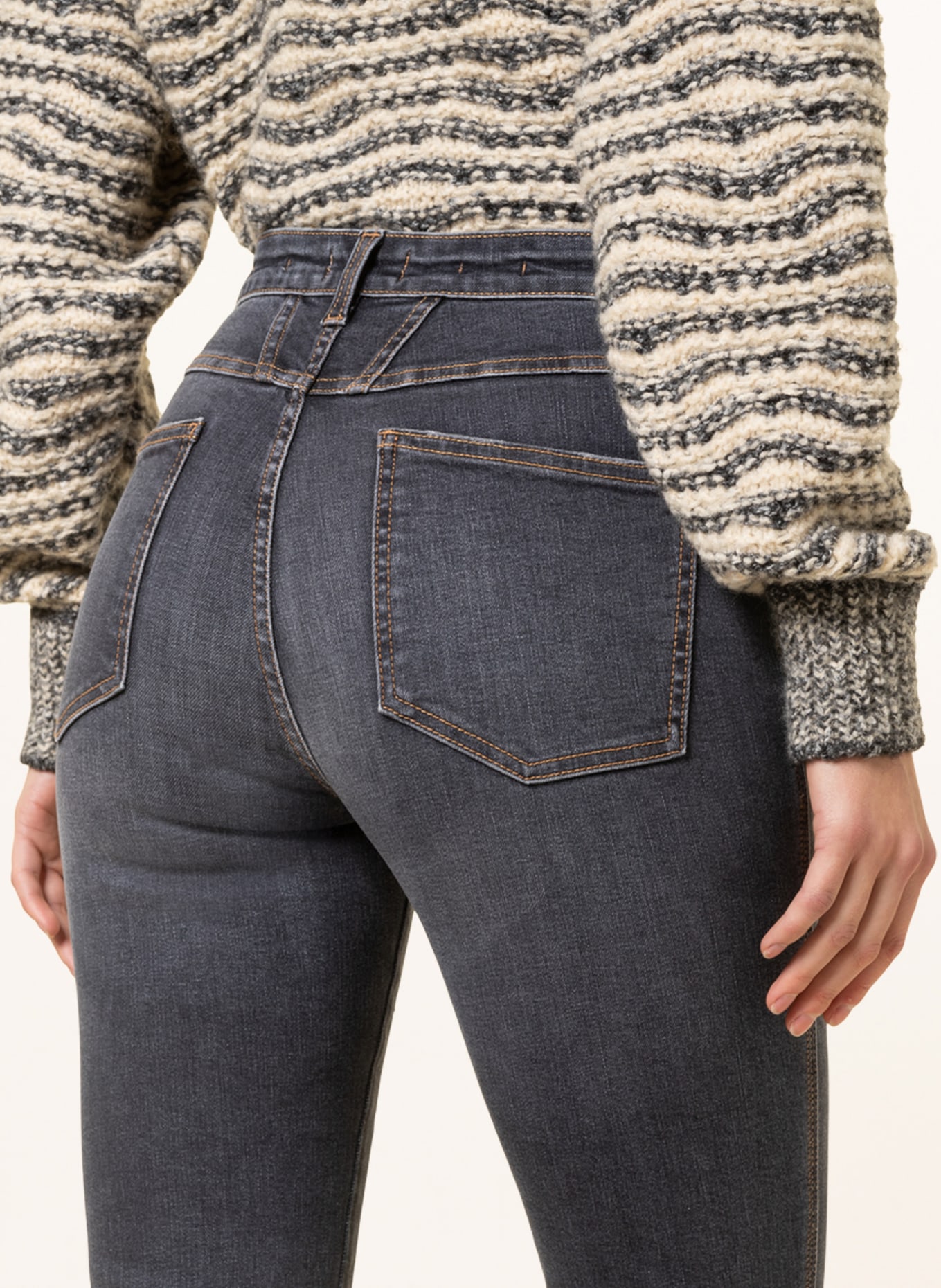 CLOSED Skinny jeans SKINNY PUSHER, Color: DGY DARK GREY (Image 5)