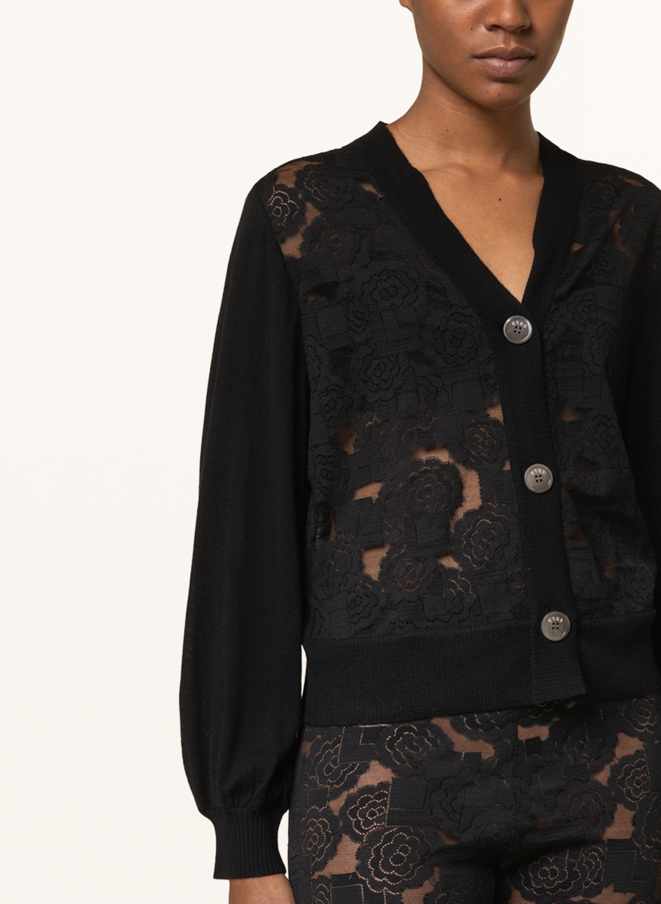 ERES Lounge jacket FRECKLES made of cashmere, Color: BLACK (Image 5)