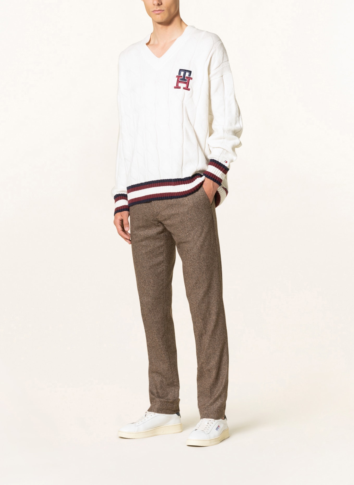 TOMMY HILFIGER Trousers DENTON straight fit , Color: BROWN (Image 2)