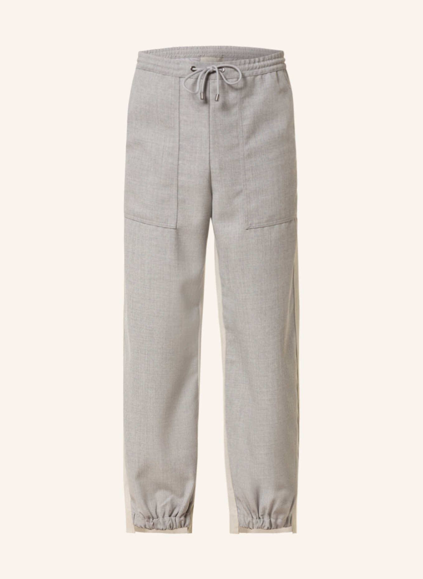 ETRO Spodnie w stylu dresowym regular fit , Kolor: SZARY/ BEŻOWY (Obrazek 1)
