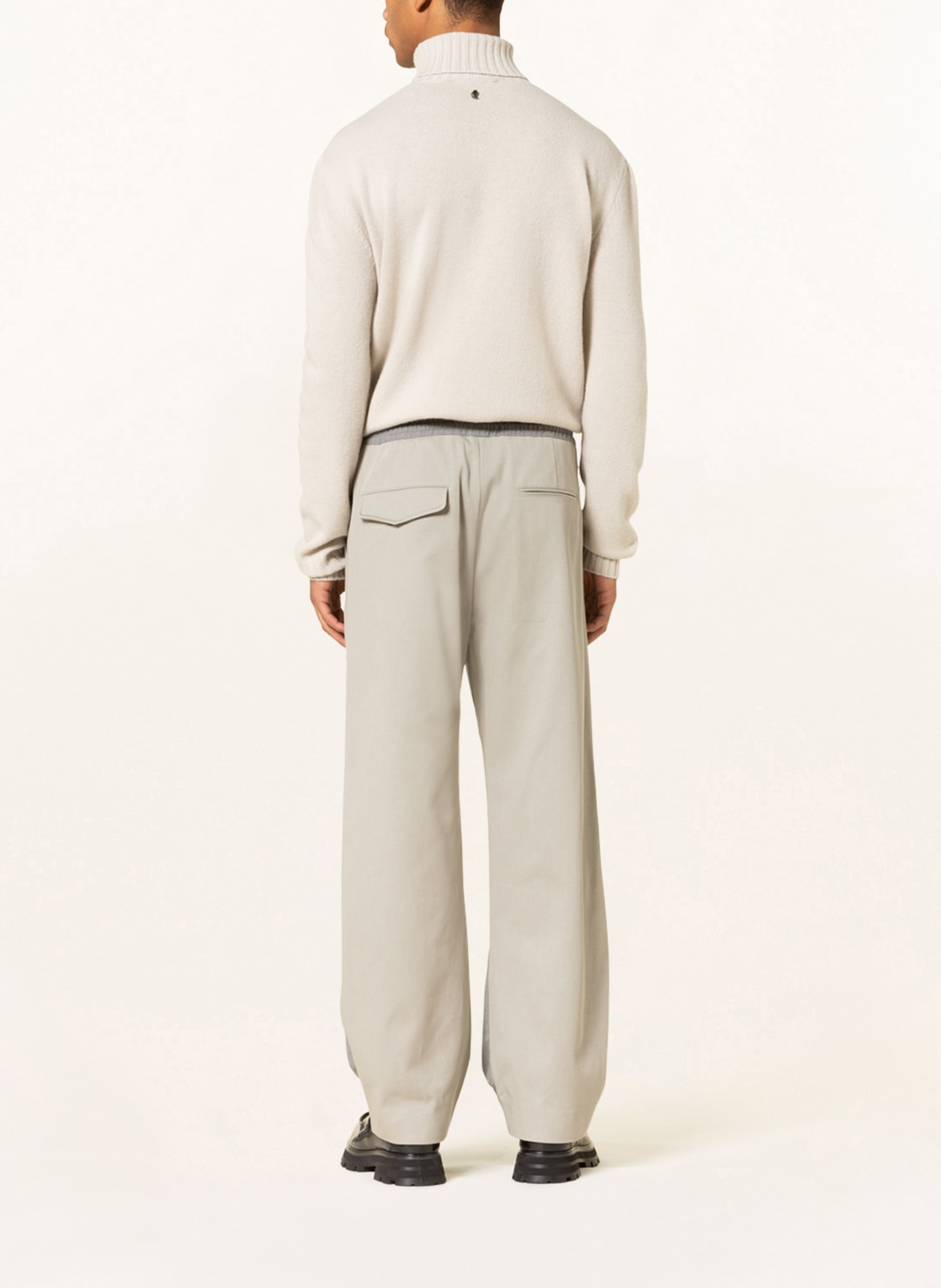 ETRO Spodnie w stylu dresowym regular fit , Kolor: SZARY/ BEŻOWY (Obrazek 3)