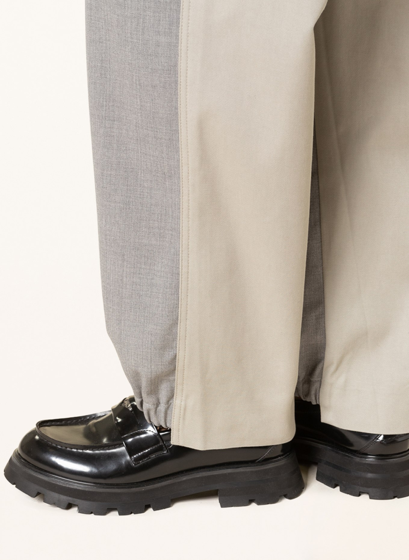 ETRO Spodnie w stylu dresowym regular fit , Kolor: SZARY/ BEŻOWY (Obrazek 6)
