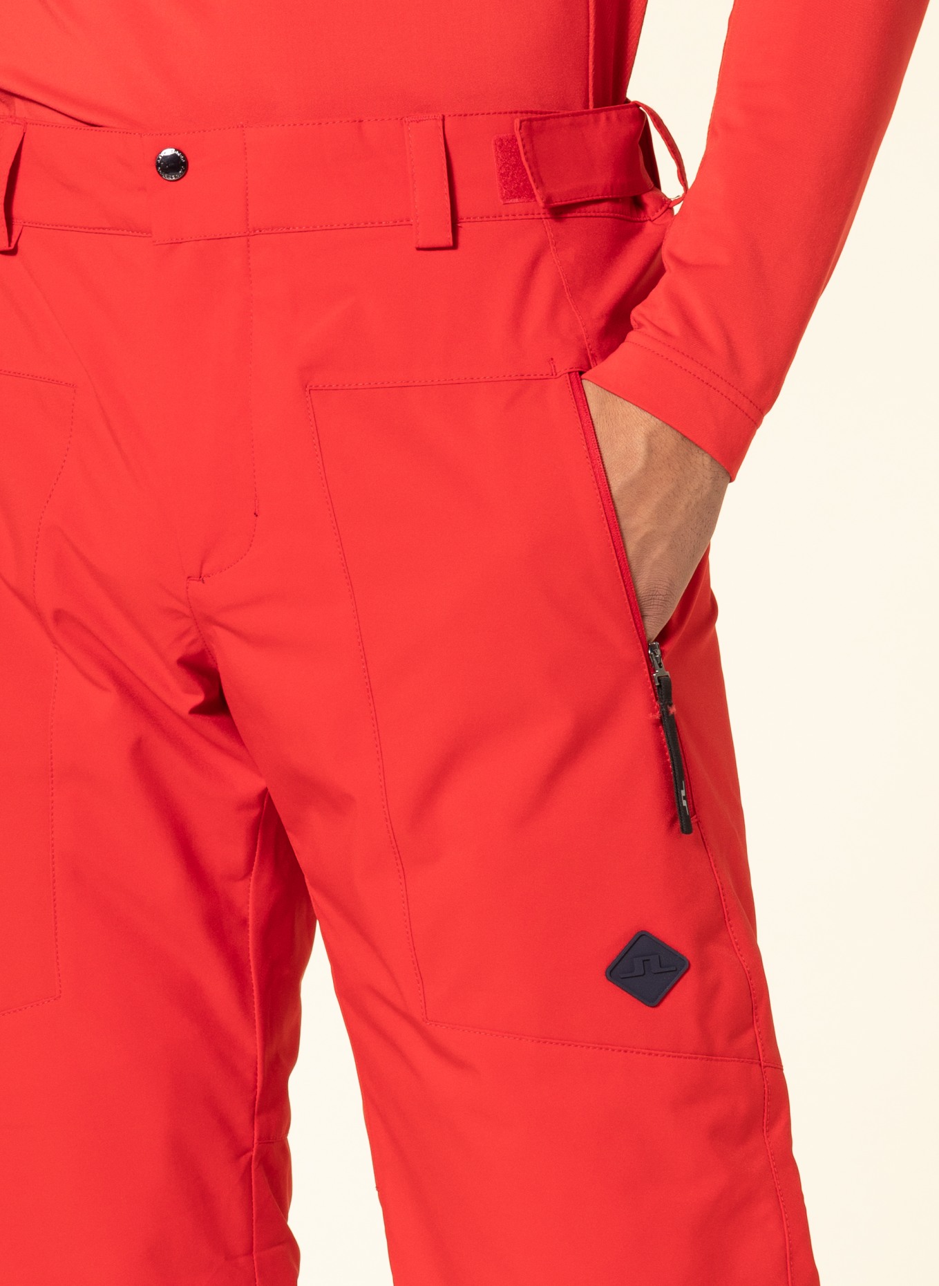 J.LINDEBERG Spodnie narciarskie, Kolor: CZERWONY (Obrazek 5)