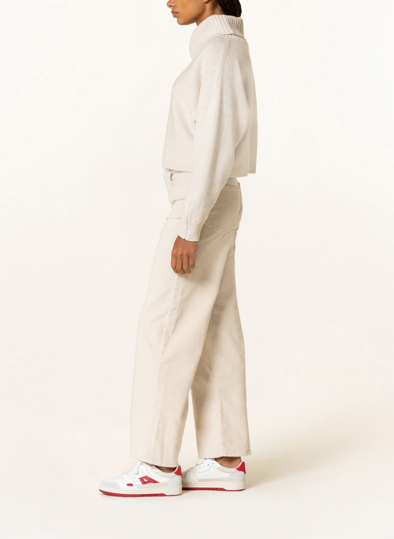 ONLY Corduroy trousers, Color: OATMEAL (Image 4)