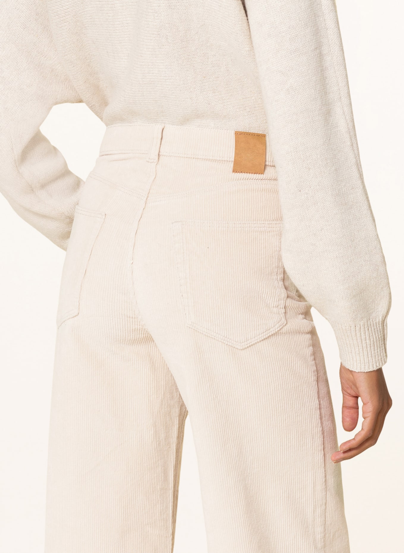 ONLY Corduroy trousers, Color: OATMEAL (Image 5)