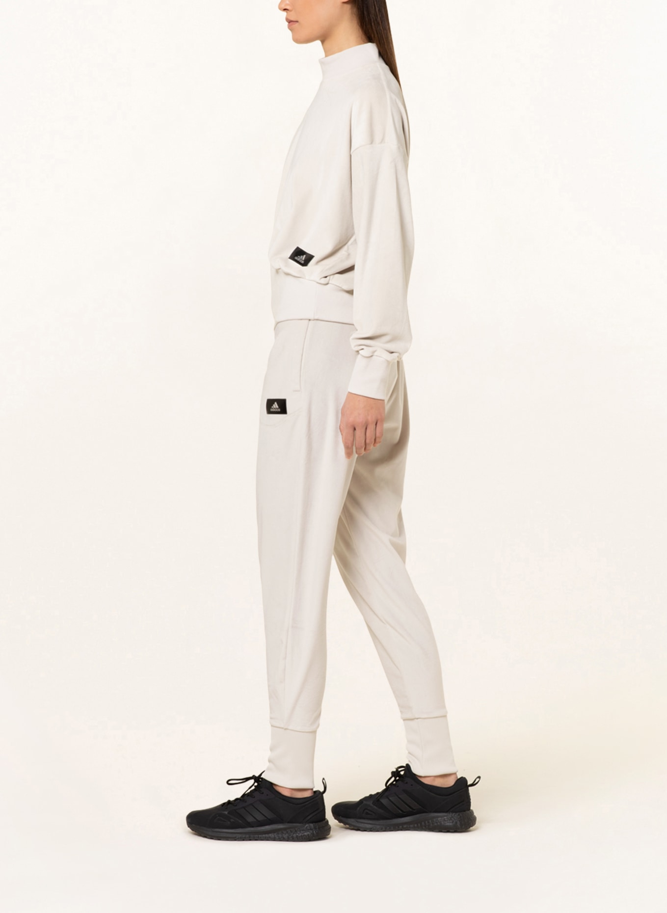 adidas Pants in jogger style, Color: CREAM (Image 4)