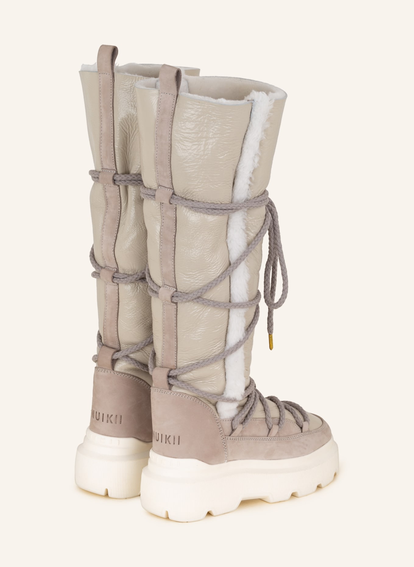 INUIKII Platform boots ENDURANCE COZY, Color: BEIGE (Image 2)