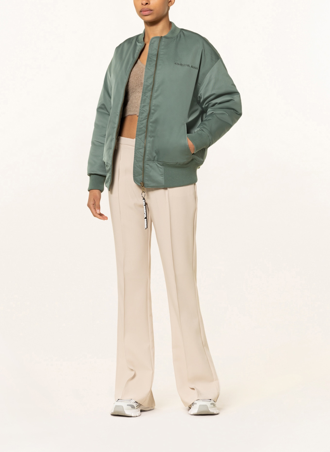 COLOURFUL REBEL Bomber jacket FEM , Color: MINT (Image 2)