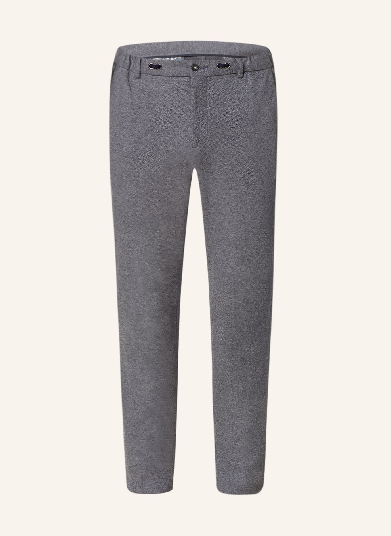PAUL Spodnie garniturowe w stylu dresowym Extra Slim Fit , Kolor: GRANATOWY/ SZARY (Obrazek 1)