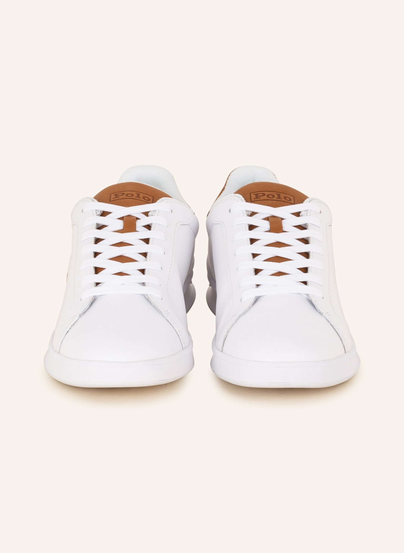 POLO RALPH LAUREN Sneakers , Color: WHITE/ COGNAC (Image 3)