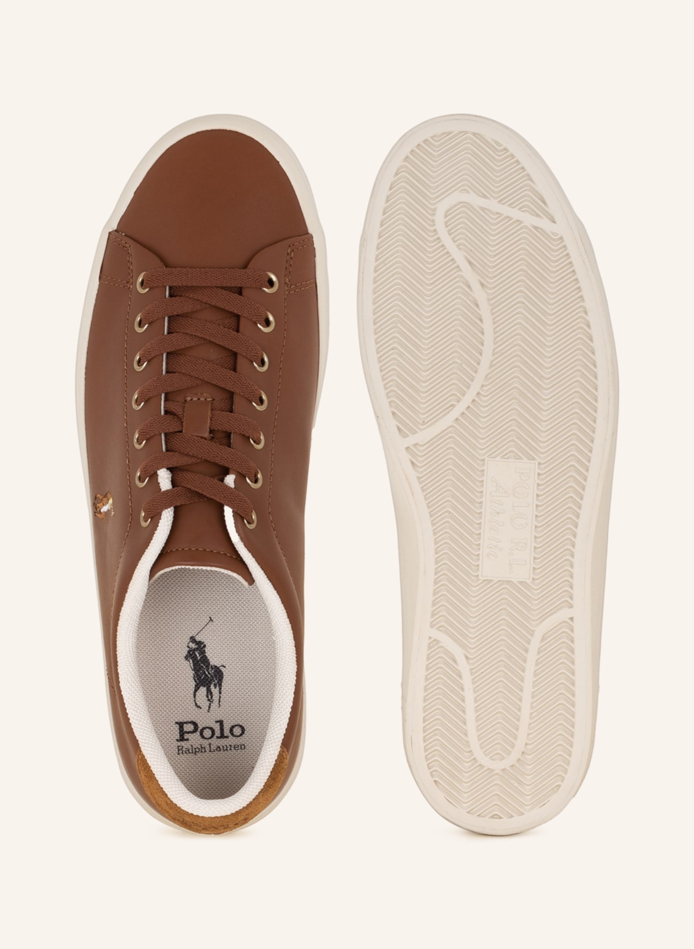 POLO RALPH LAUREN Sneaker: BRAUN