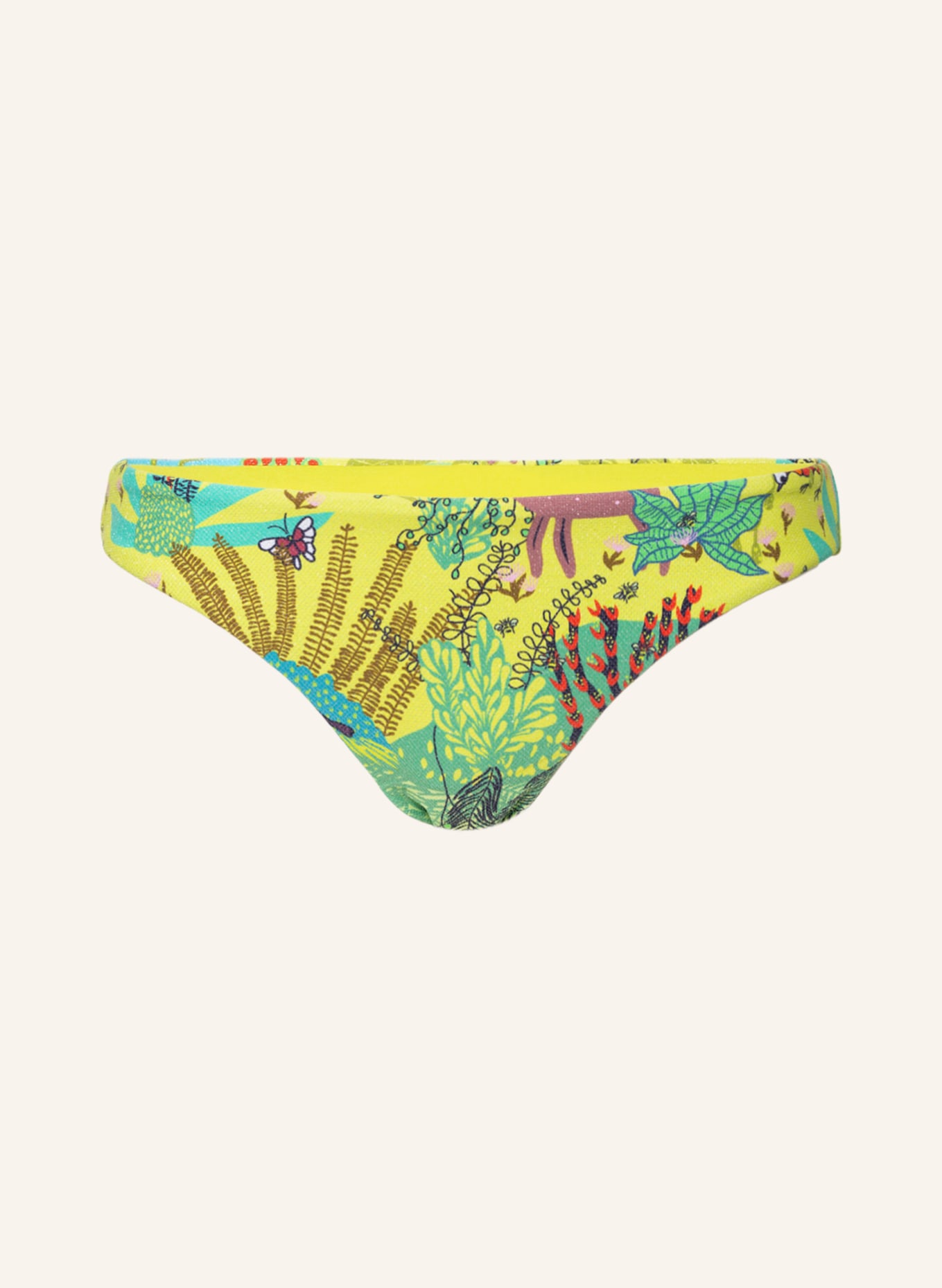 VILEBREQUIN Basic bikini bottoms JUNGLE ROUSSEAU FRISE, Color: YELLOW/ GREEN/ BLUE (Image 1)