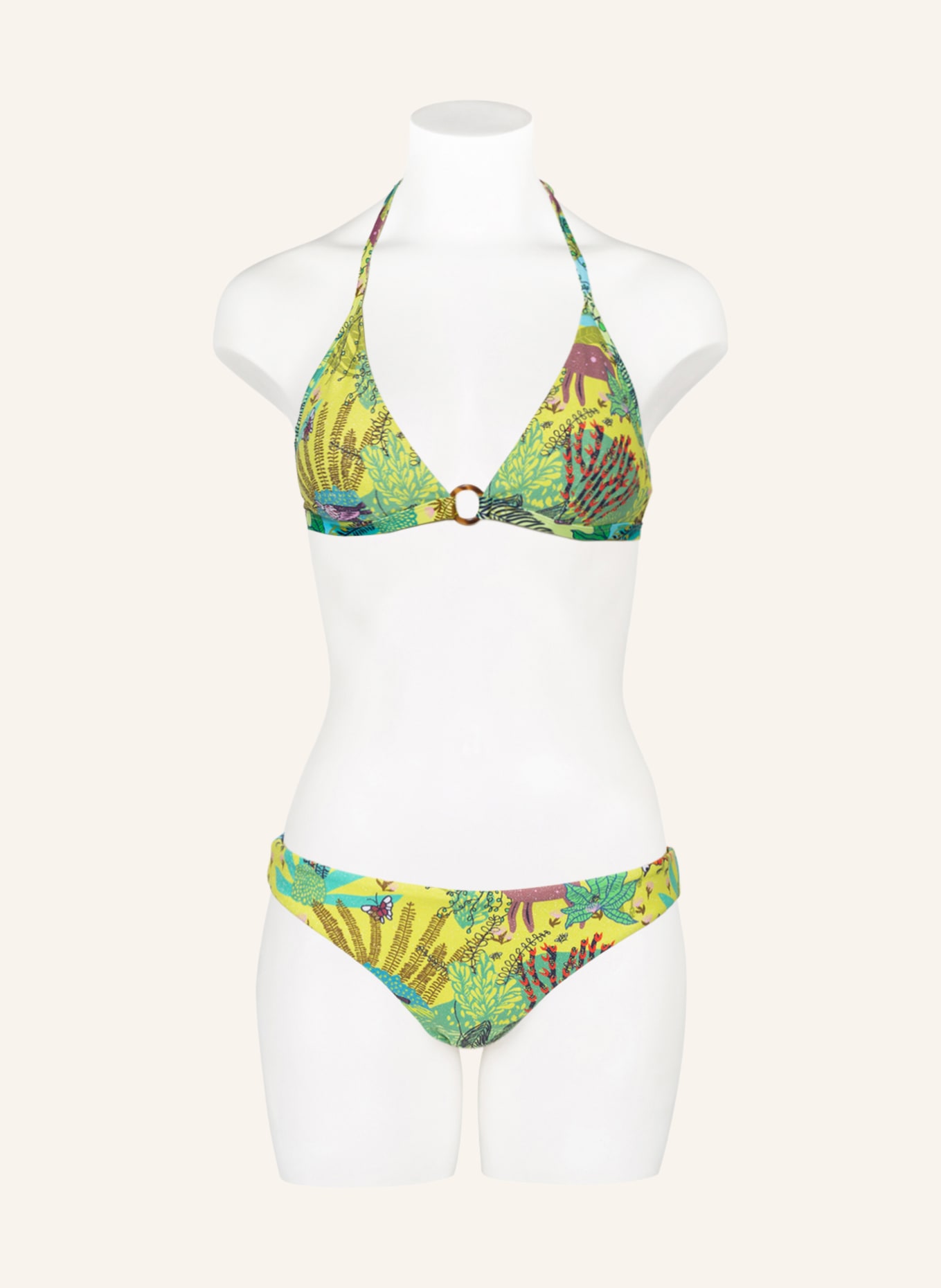 VILEBREQUIN Basic bikini bottoms JUNGLE ROUSSEAU FRISE, Color: YELLOW/ GREEN/ BLUE (Image 2)