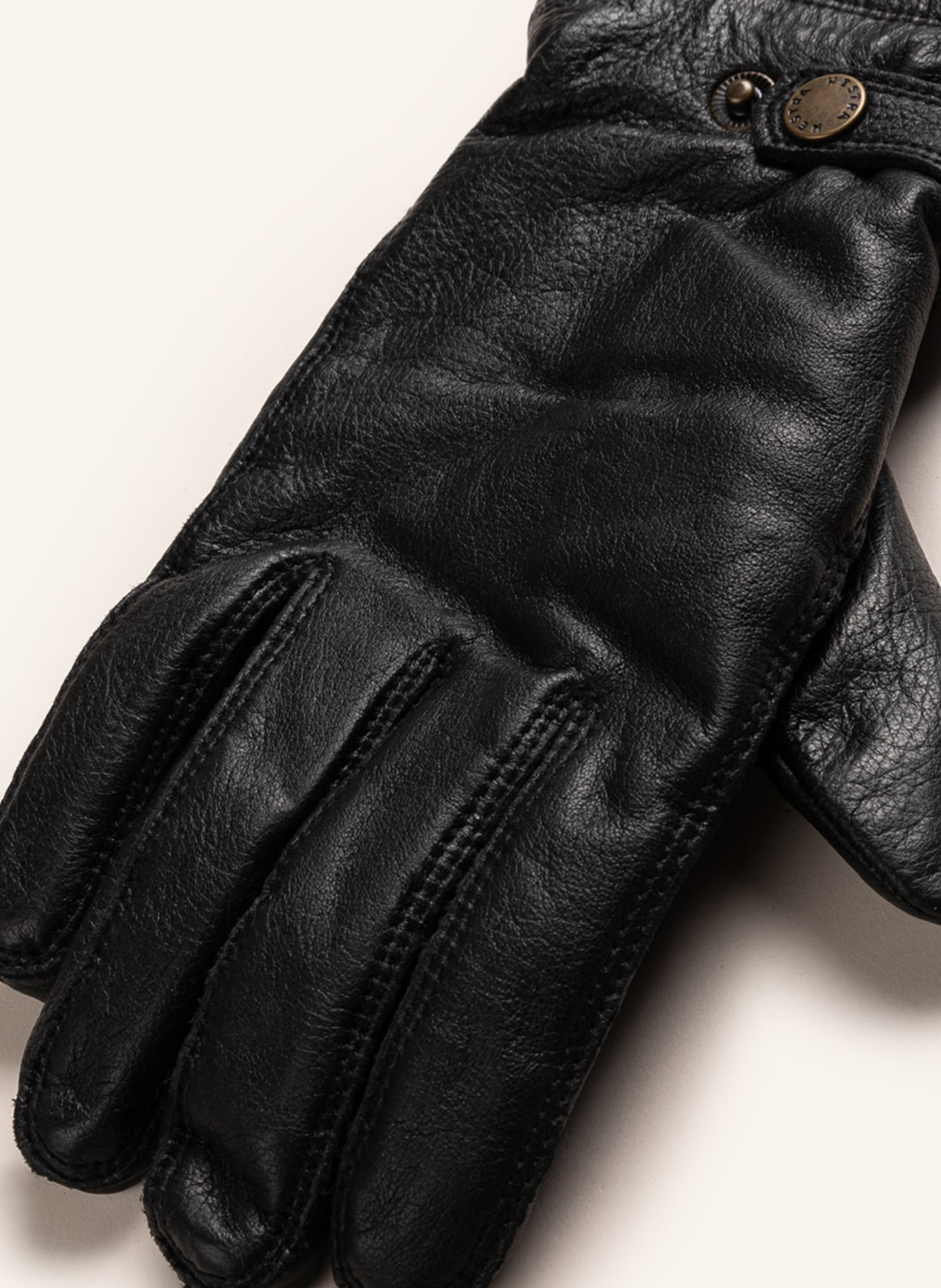 HESTRA Leather gloves UTSJÖ, Color: BLACK (Image 2)