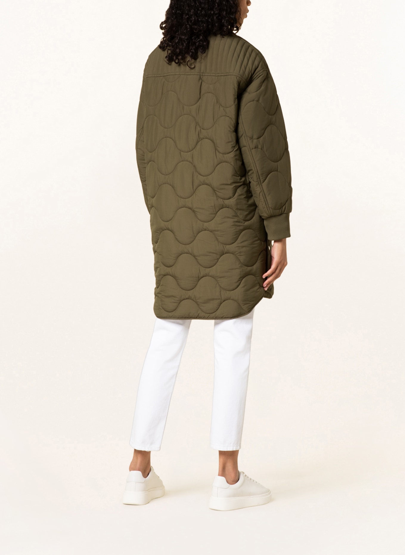 BOSS Quilted coat PALONIO , Color: OLIVE (Image 3)