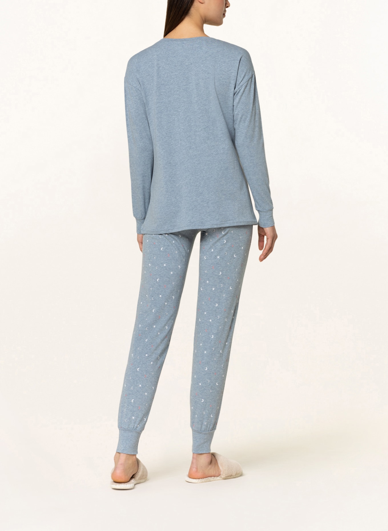 Skiny Schlafshirt EVERY NIGHT IN MIX & MATCH: BLAUGRAU